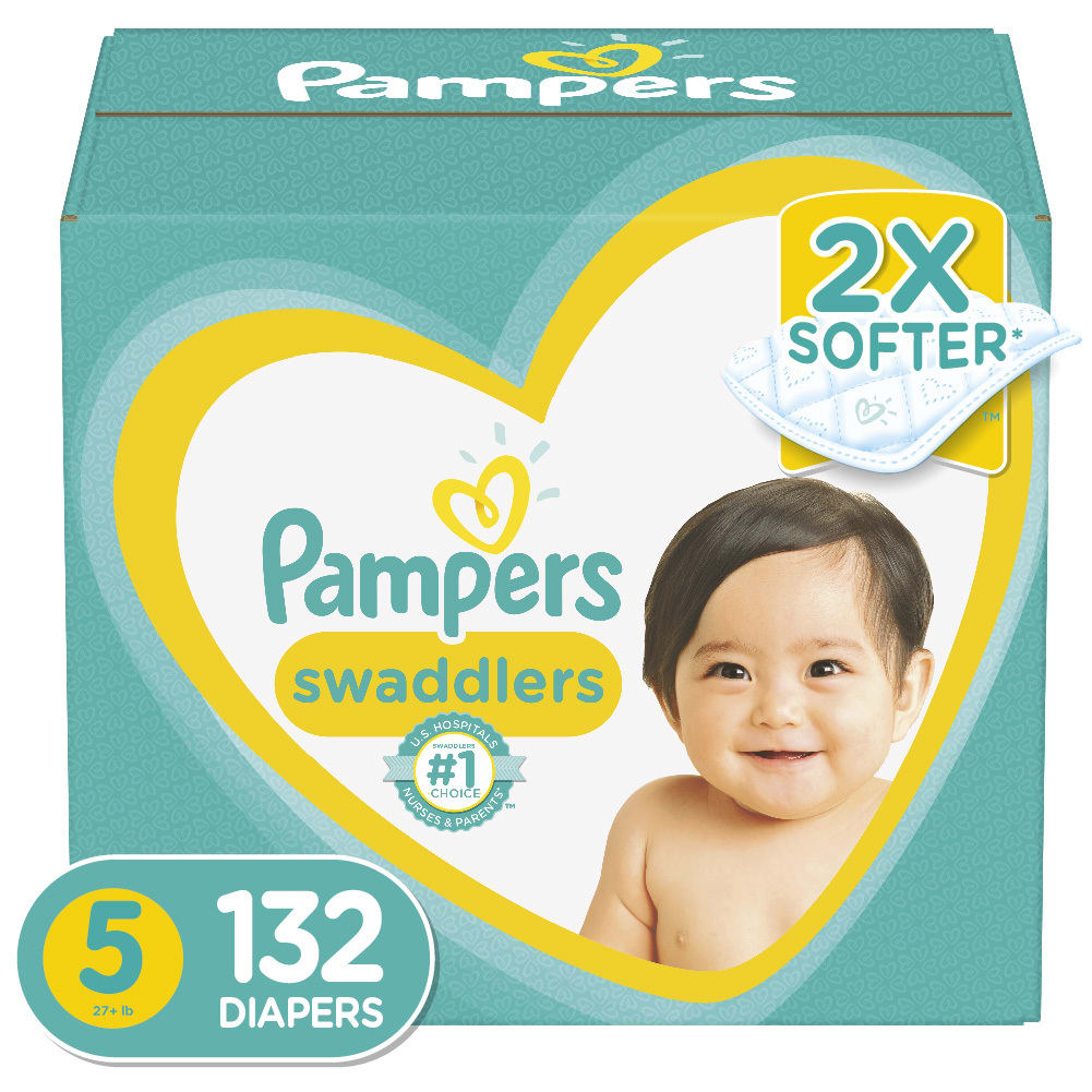 Pampers Swaddlers at Walmart: Buy 2 Packs, Get a $20 Walmart GC + $15 rebate + free shipping