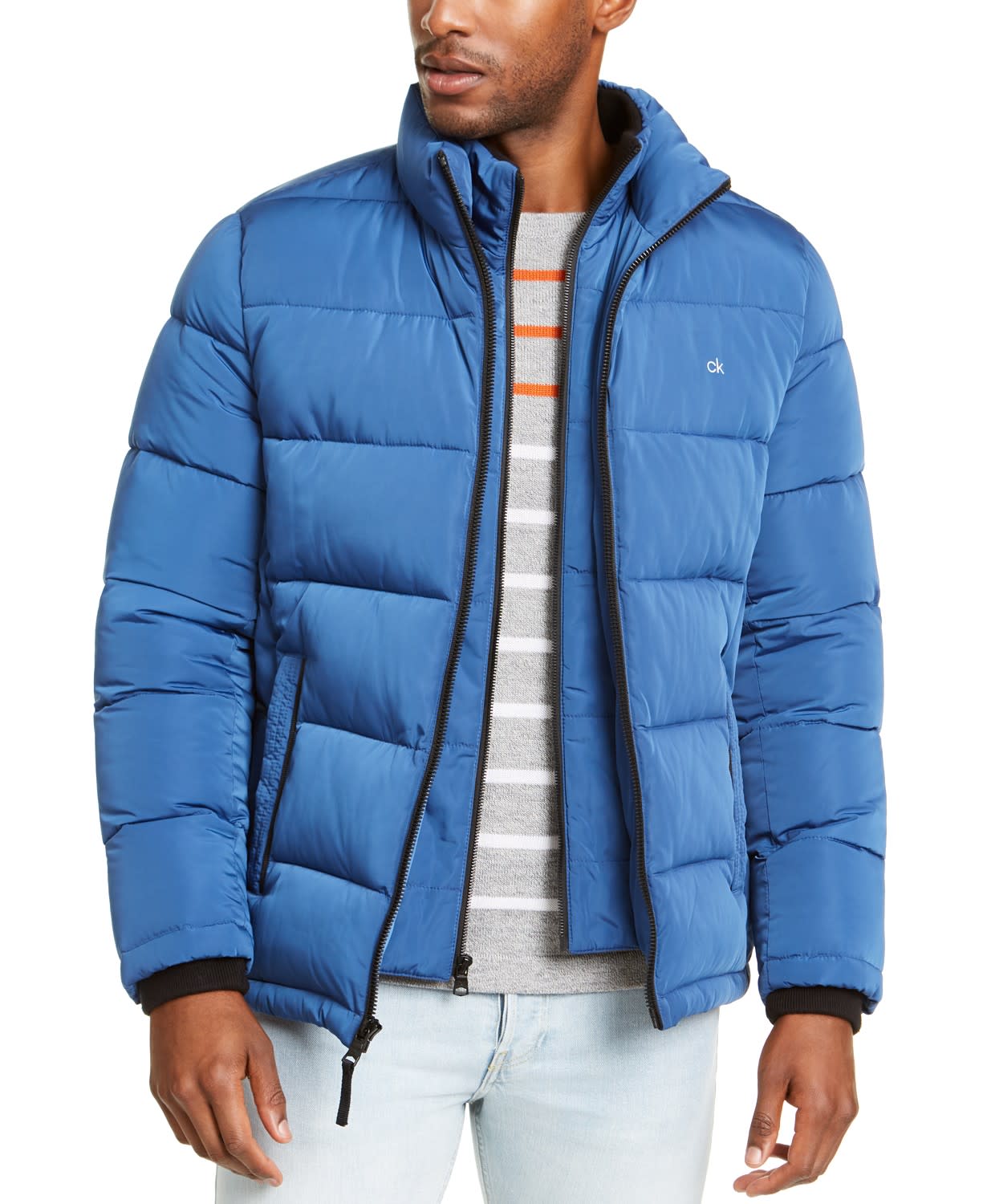 Calvin Klein Men's Full-Zip Puffer Coat for $68 + free shipping