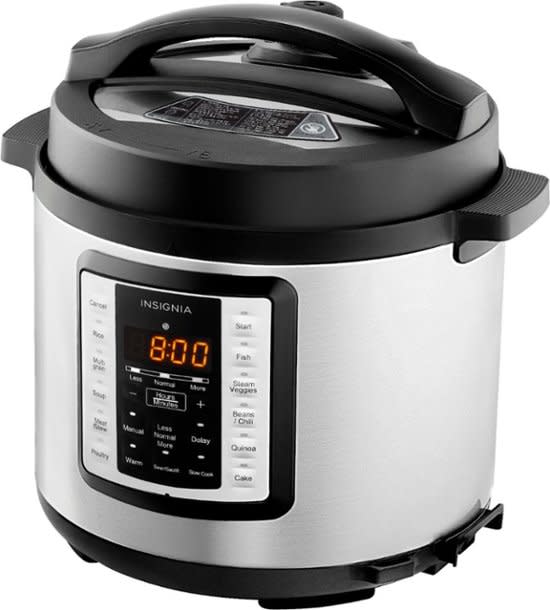 Insignia 6-Quart Multi-Function Pressure Cooker for $28 + pickup at Best Buy
