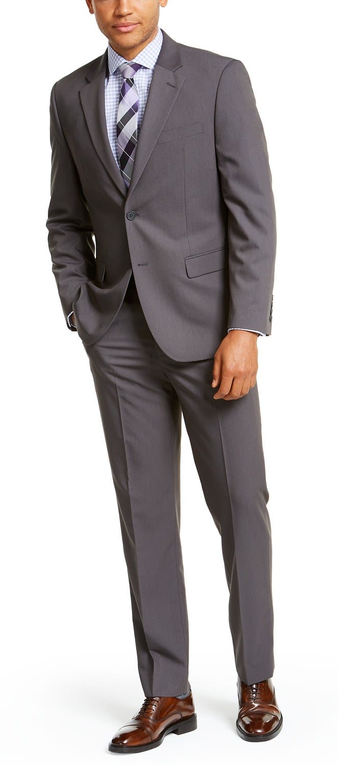 Nautica Men's Solid Modern-Fit Suit for $83 + free shipping