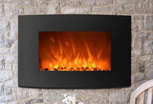 FDW 750W / 1,500W 35" Electric Fireplace for $76 + free shipping