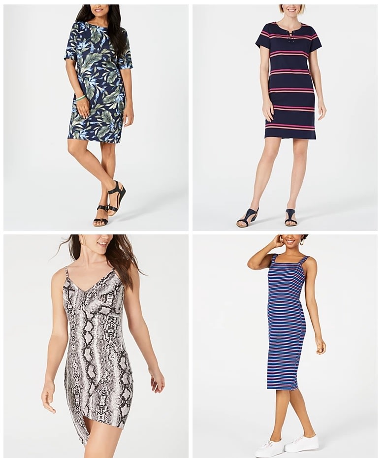Women's Dresses at Macy's From $10 + Extra 15% off + free shipping w/ $75