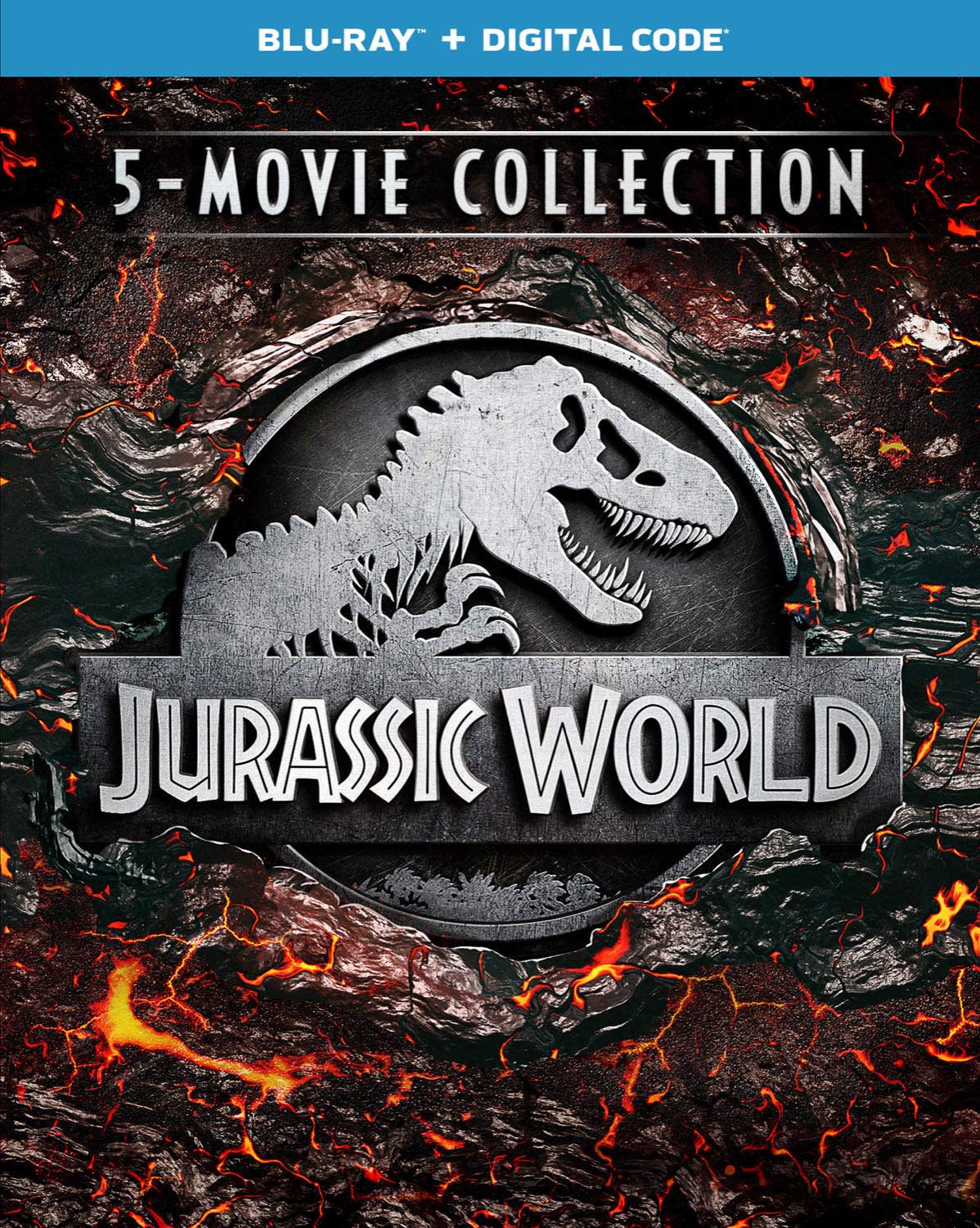 jurassic world 5-movie collection blu-ray