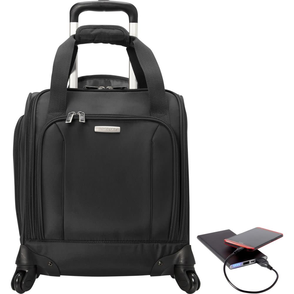 Samsonite Spinner Underseat USB Carry-On w/ Battery Pack for $52 w/ $6 in Rakuten points + free shipping