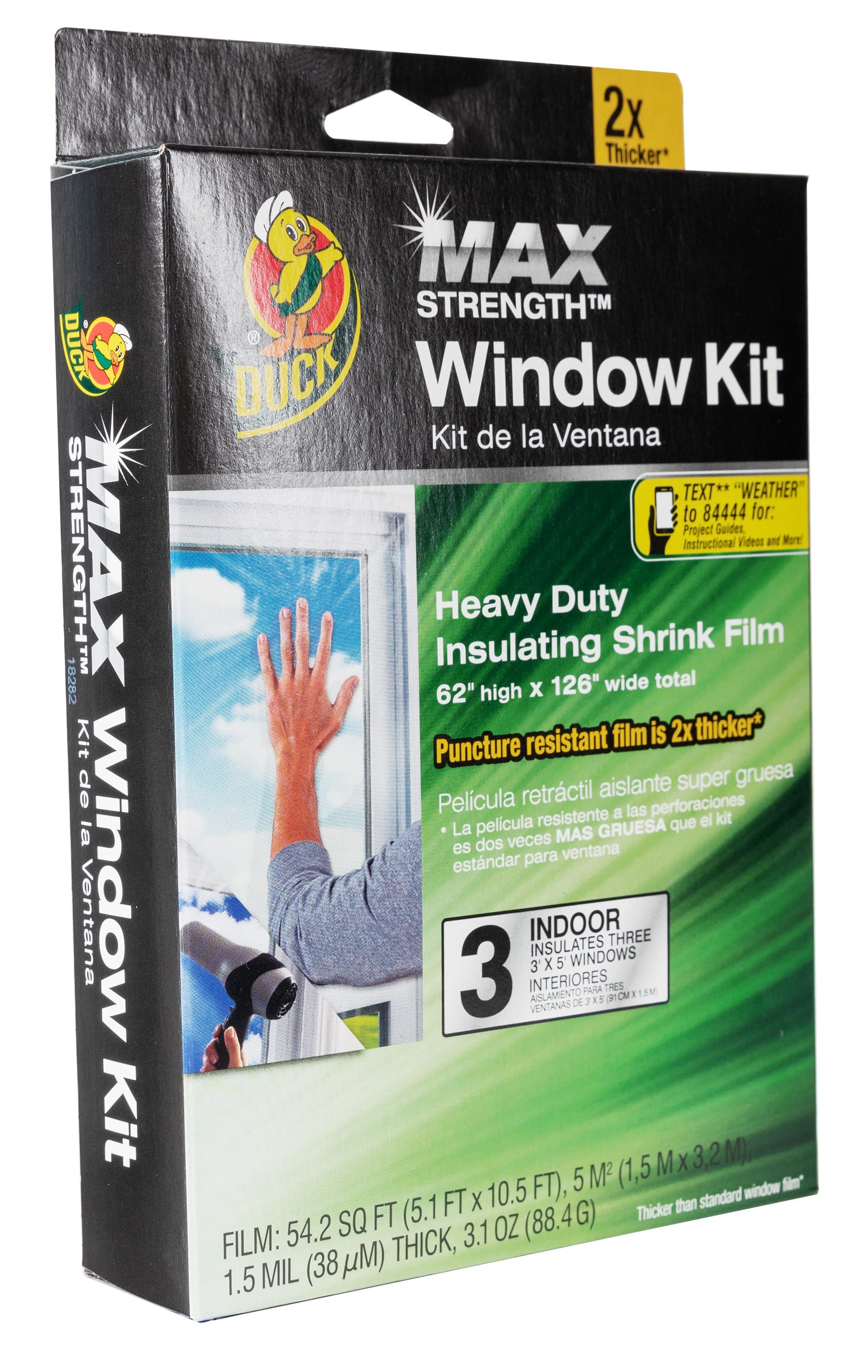 Duck MAX Heavy Duty Indoor Window Insulation Kit for $4 + pickup at Walmart