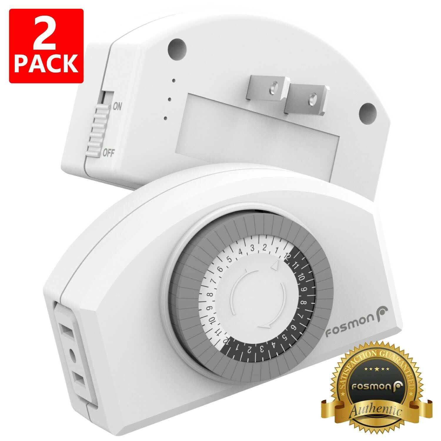 Fosmon Technology 24-Hour Timer 2-Pack for $10 + free shipping