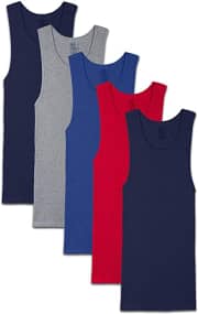 Fruit of the Loom Men's Tag-Free Tank A-Shirt 5-Pack. That's $7 off and the lowest price we could find.