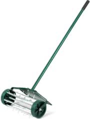 Costway 18" Rolling Lawn Aerator. Apply coupon code "DN54870392" for a savings of $15, making this a low by $11.