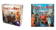 Ticket to Ride & Ticket to Ride: London Board Games. You'd pay at least this much for the original game alone elsewhere, and as much again to get London (which is hard to find in-stock &ndash; probably a Brexit thing).