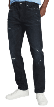 Old Navy Men's Slim Built-In Flex Distressed Jeans. Add to your cart to see the price drop automatically to $13.97, a savings of $40 off list.