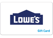 $100 Lowe's Gift Card. At 15% off, this is one of the best discounts we've seen on a Lowe's gift card (they're normally 10% off).