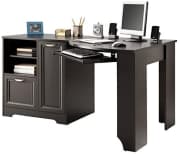 Realspace Magellan 60" Corner Desk. It's $100 under list and the lowest price we could find.