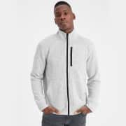Banana Republic Factory Men's Marled Fleece Mock-Neck Jacket. Add it to your cart to save $56.
