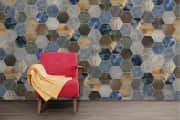 Thomas Avenue Ceramics Glazed Porcelain Hexagon Tile Mix. At $1.09 per square foot, that's an unusually low price and a savings of $85 off list price for a box.