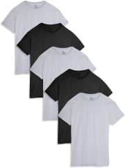 Fruit of the Loom Men's Stay Tucked Crew T-Shirt 5-Pack. That's the best deal we could find by $5.