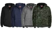 Men's Sherpa-Lined Hoodie Jacket. That's at least $19 under the best price we could find for comparable items elsewhere.