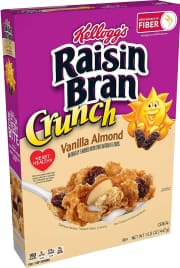 Kellogg's Raisin Bran Crunch Vanilla Almond Cereal. You'd pay a buck more at Walmart.
