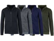 AB Men's Marled Fleece Zip Sweaters 3-Pack. Prime members get an automatic discount at checkout &ndash; it's the best price we've seen, and a great price for three fleece sweaters.