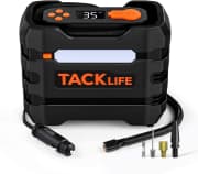 Tacklife 150-PSI 12V Digital Portable Air Compressor. Clip the 10% coupon and apply code "XRFJH6LA" to drop the price $6 below our January mention and save $21.