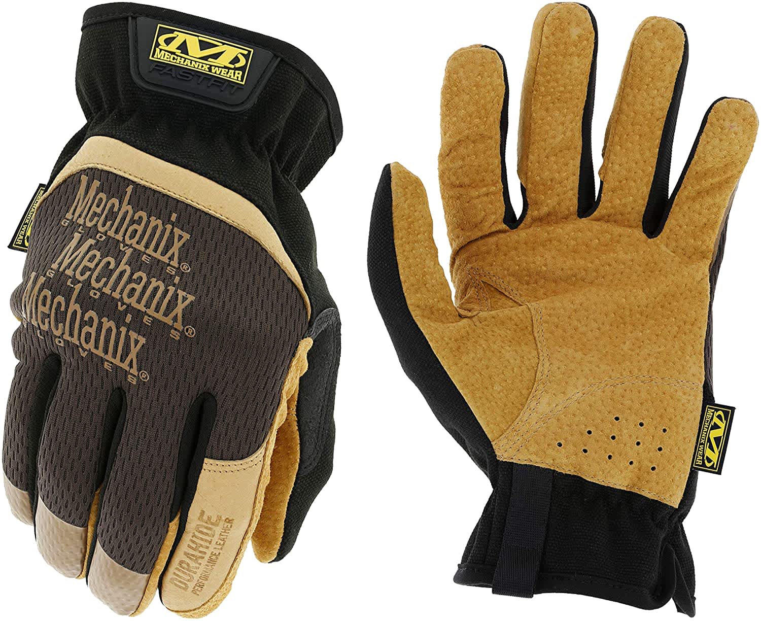 Mechanix Wear DuraHide FastFit Leather Work Gloves. It's the best price we could find by $10.