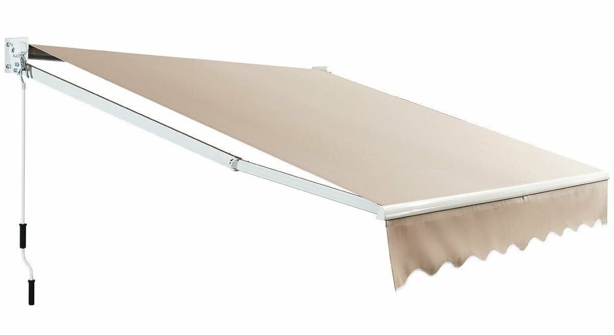 Costway 10x8-Foot Retractable Patio Awning. Apply coupon code "DN91638542" to get the lowest price we could find by $35.