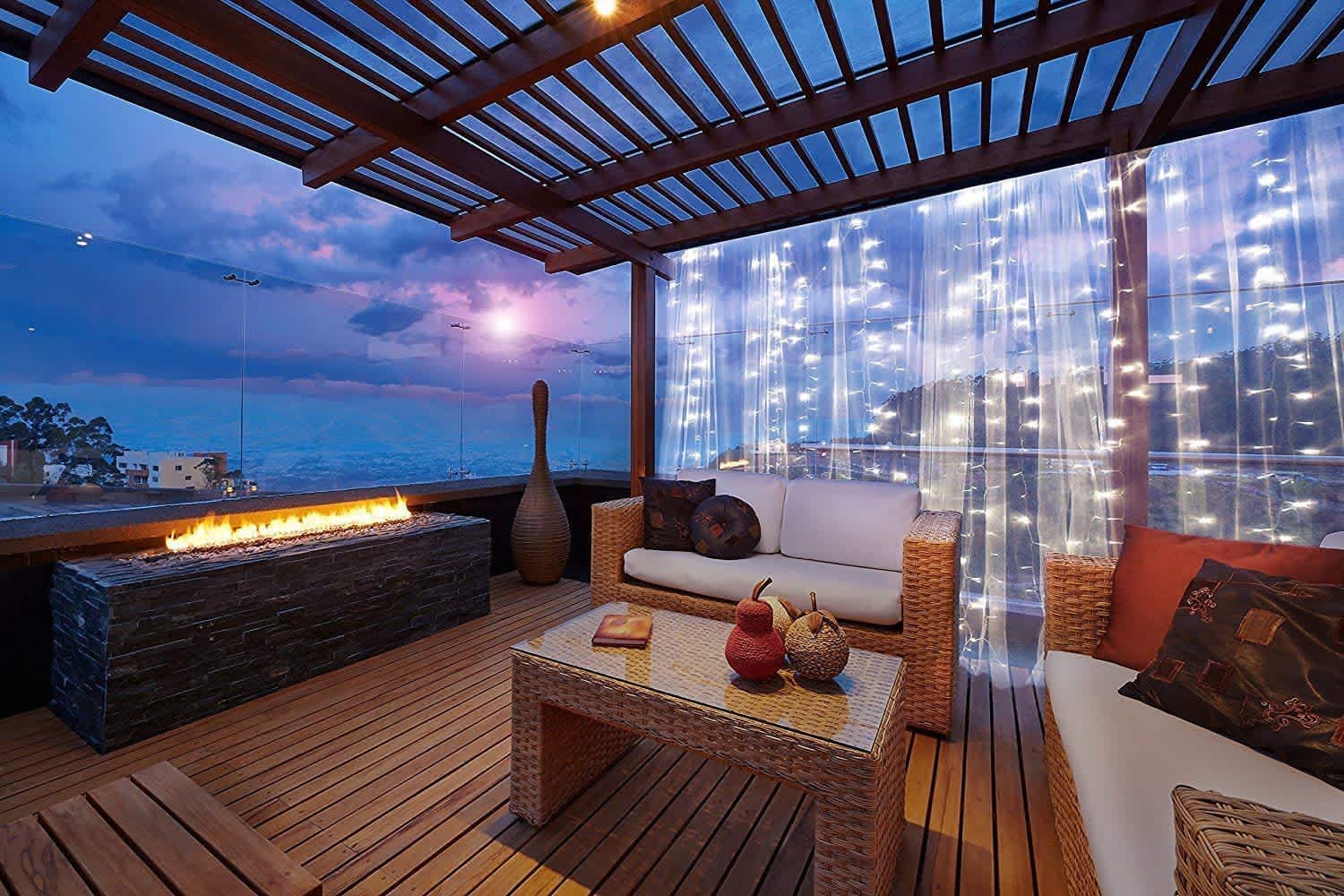 Product Works300-Count String Light Curtain. It's $8 under list price.