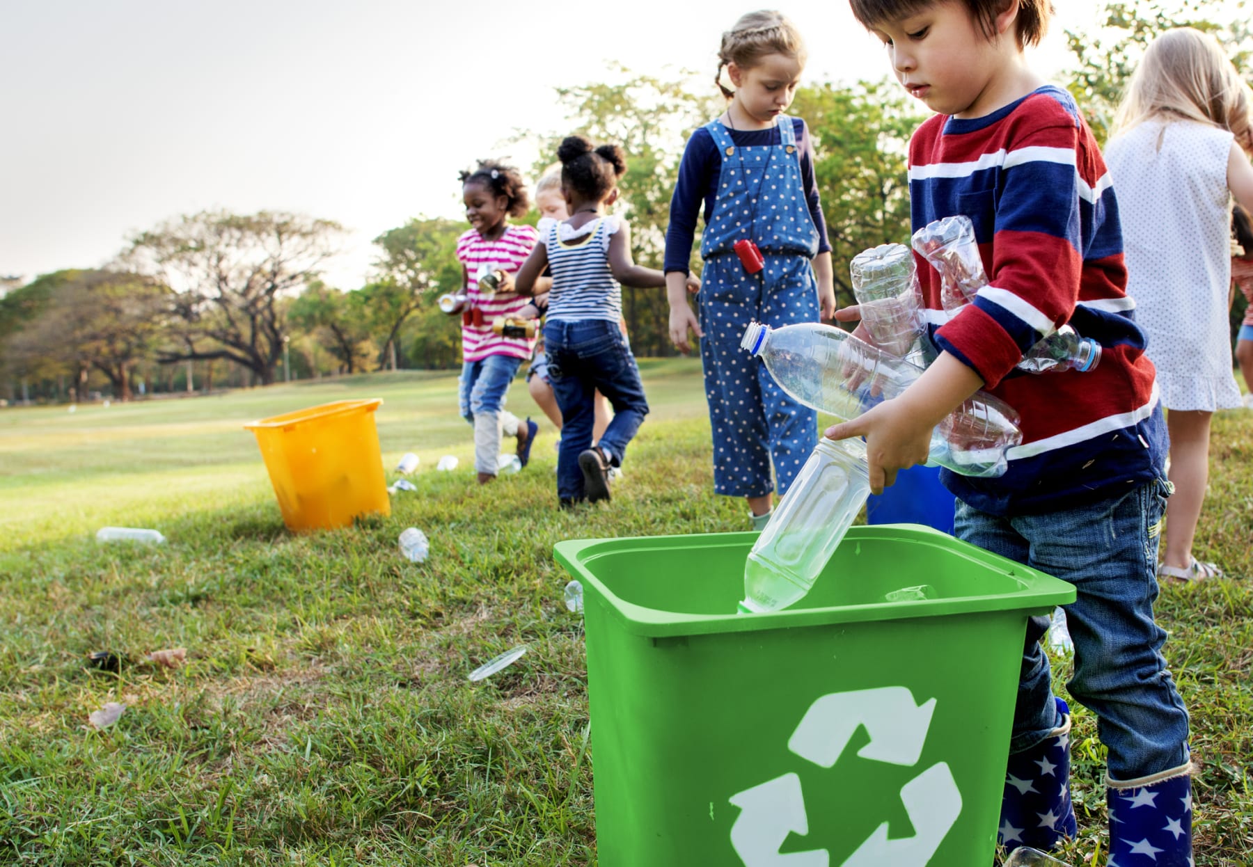 kid recycling
