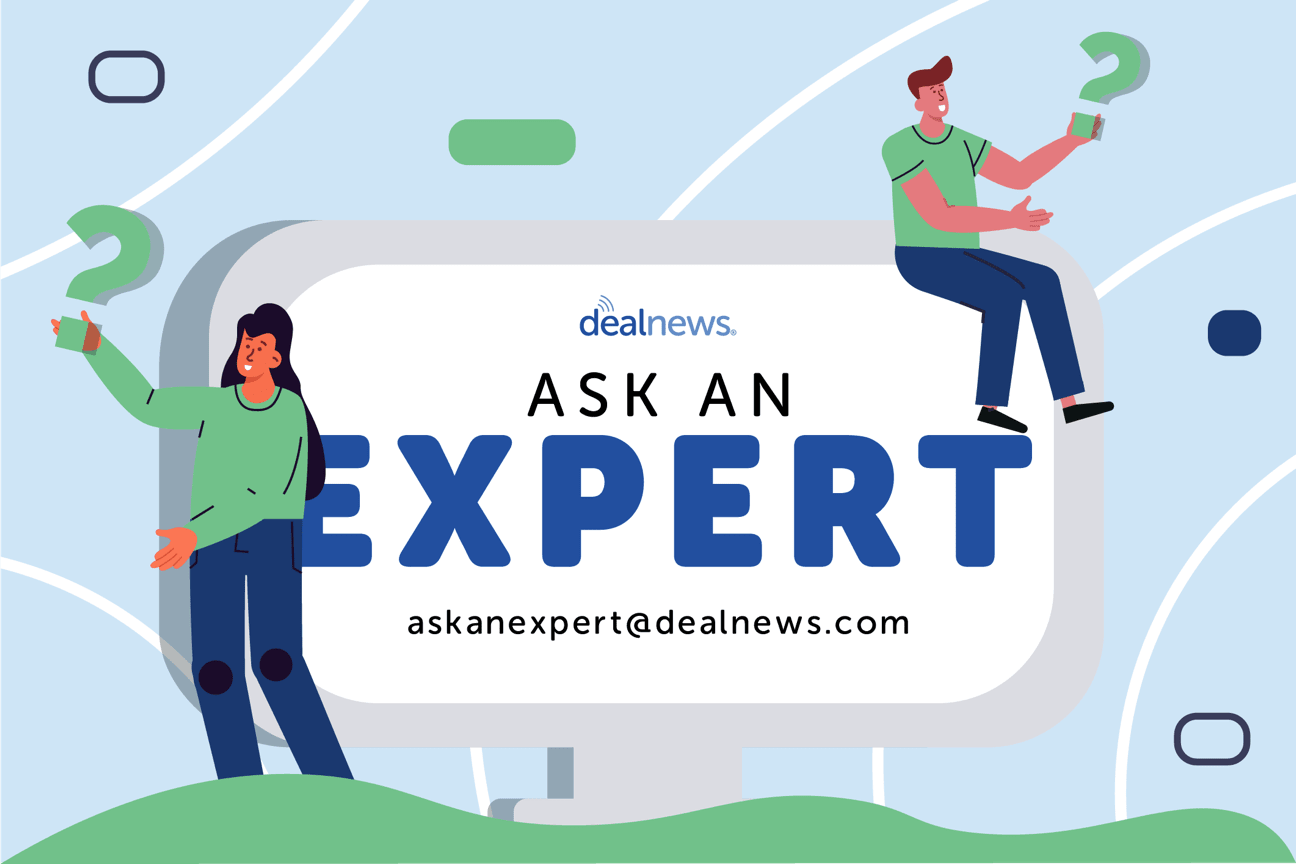 people by Ask an Expert sign