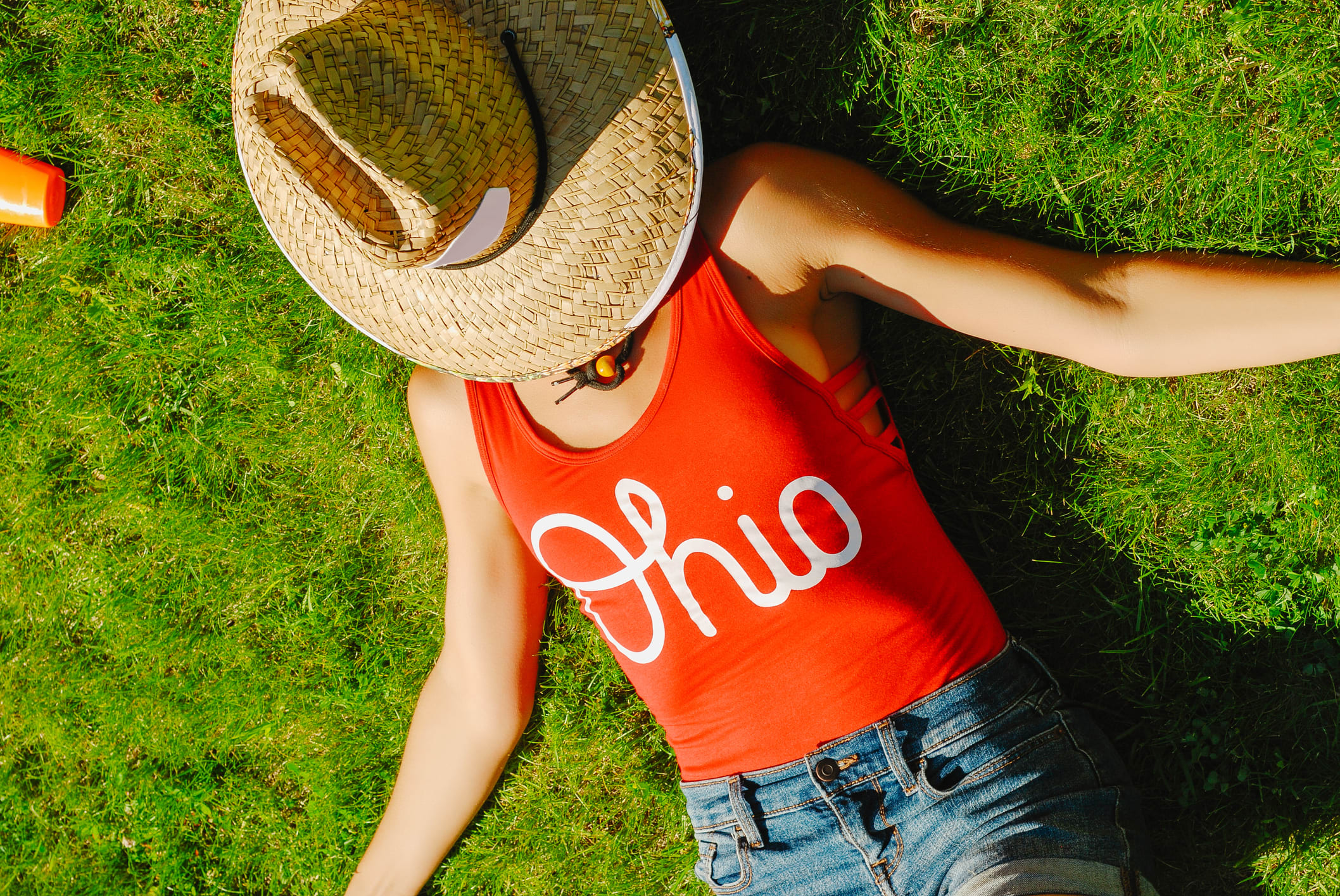 Woman wearing an Ohio shirt