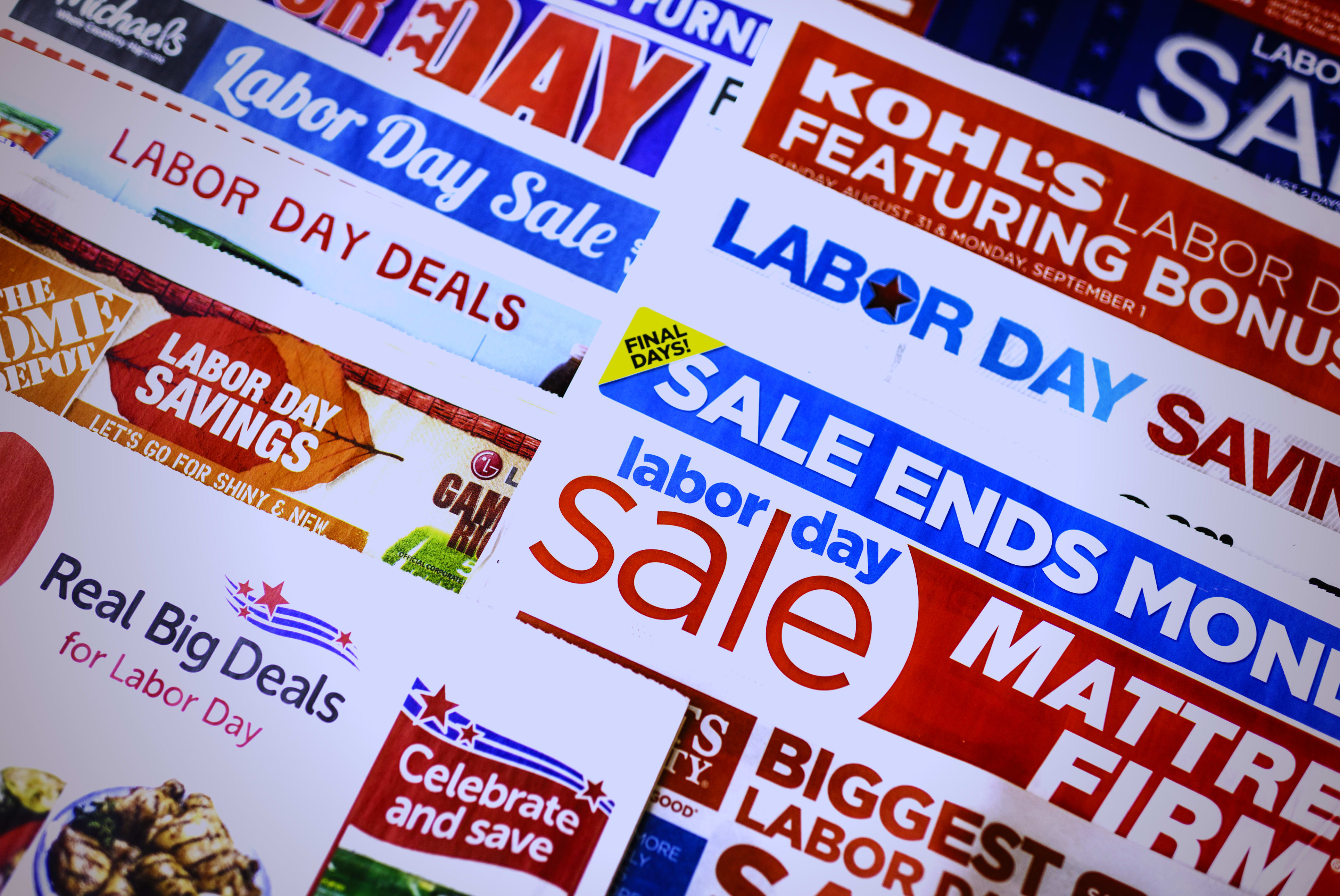 Labor Day sales inserts