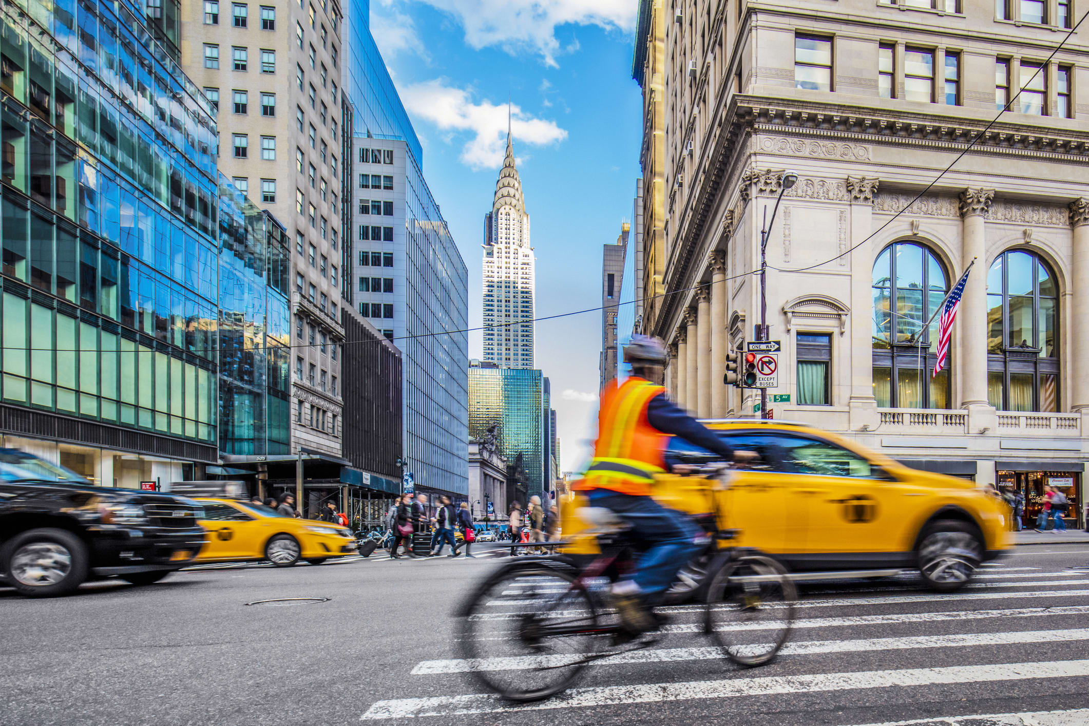 Busy New York City Streets
