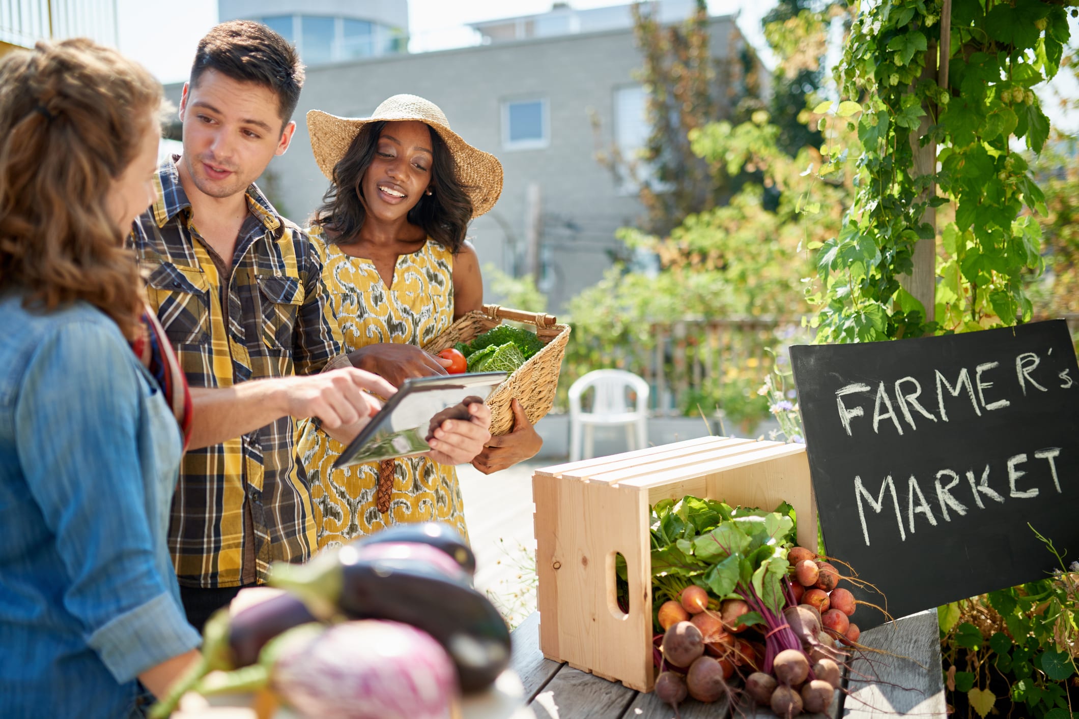 people with produce