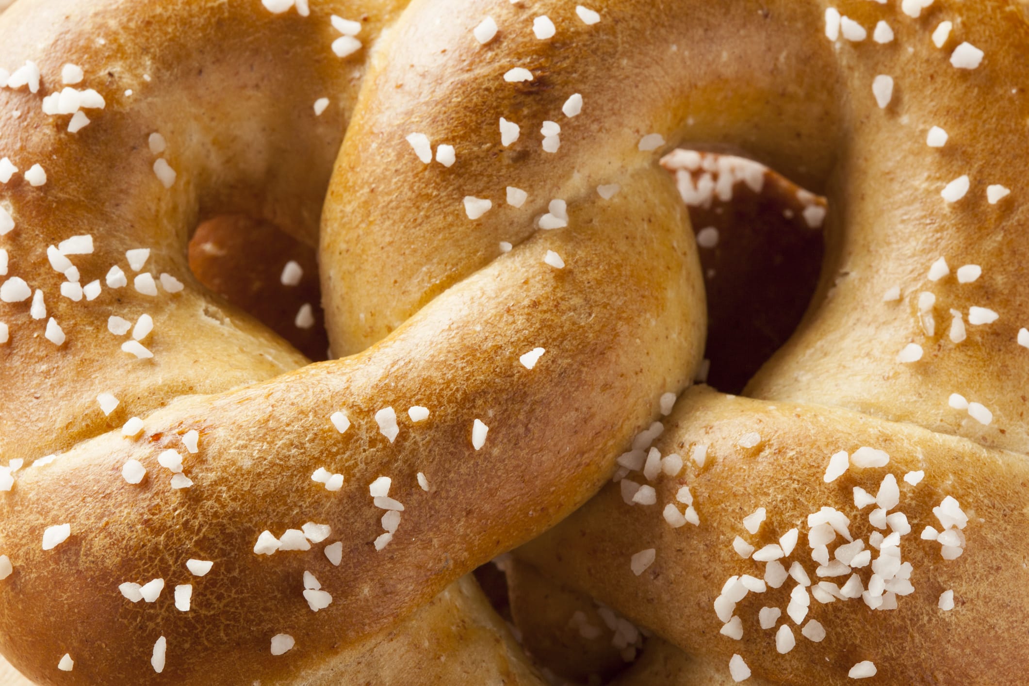 pretzel close-up
