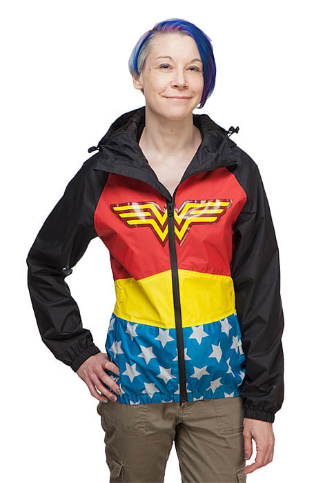 Wonder Woman rain jacket