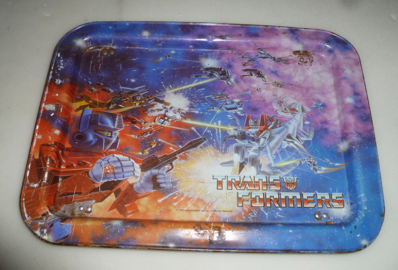Transformers dinner tray