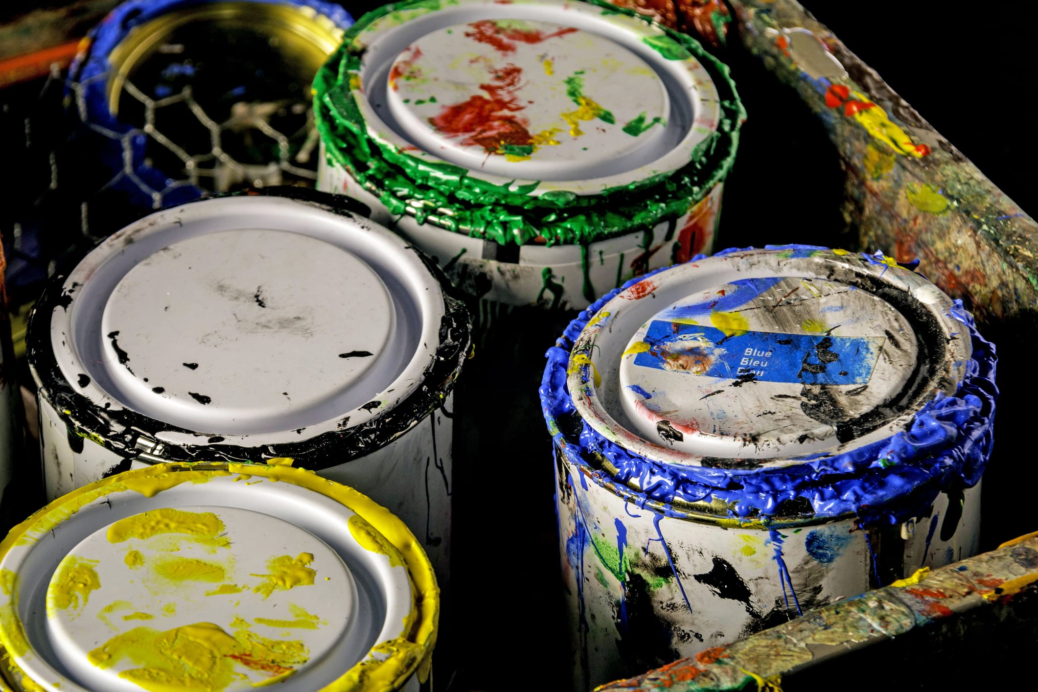 paint cans