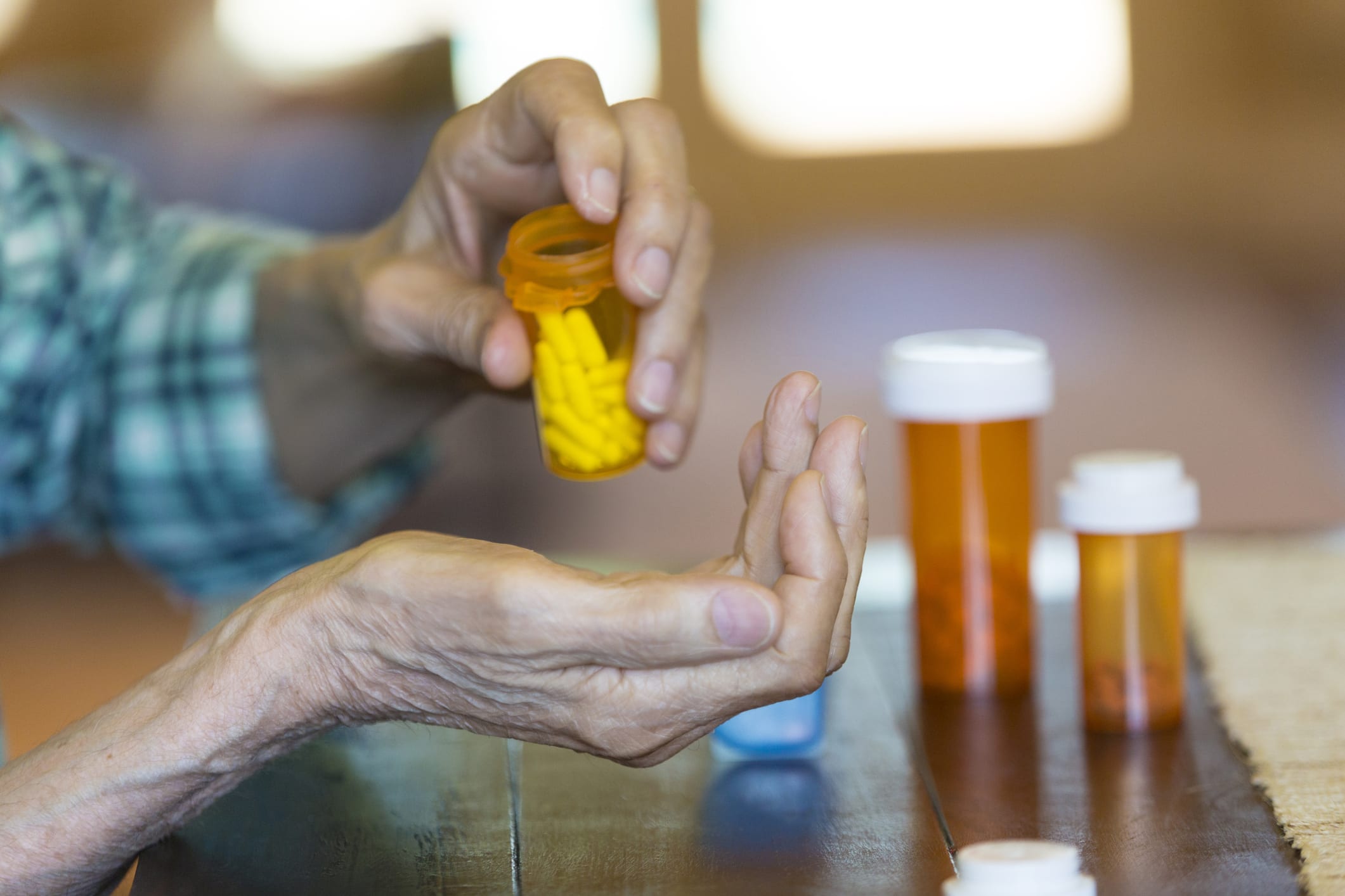 Elder Taking Medication