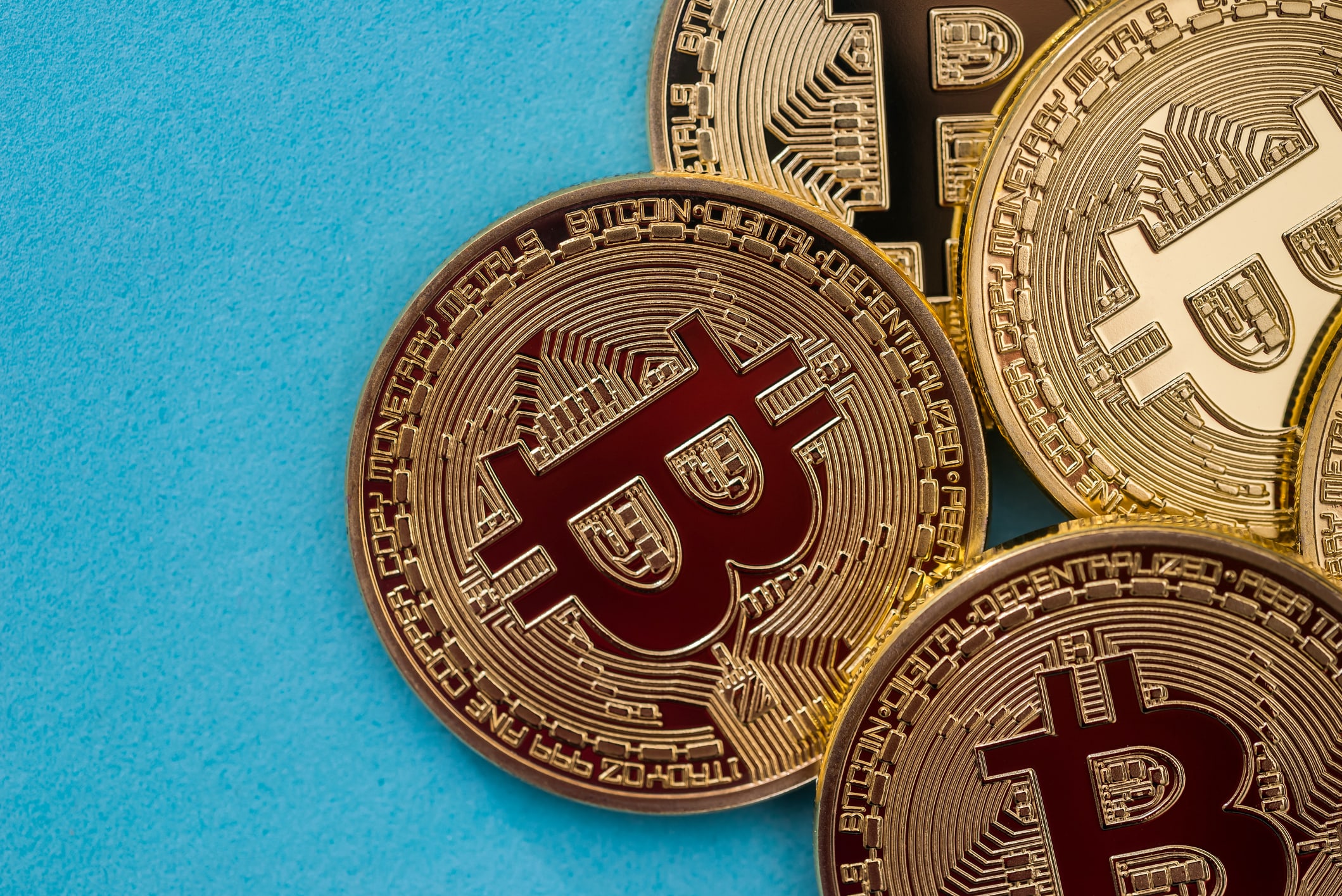 Pile of Bitcoins