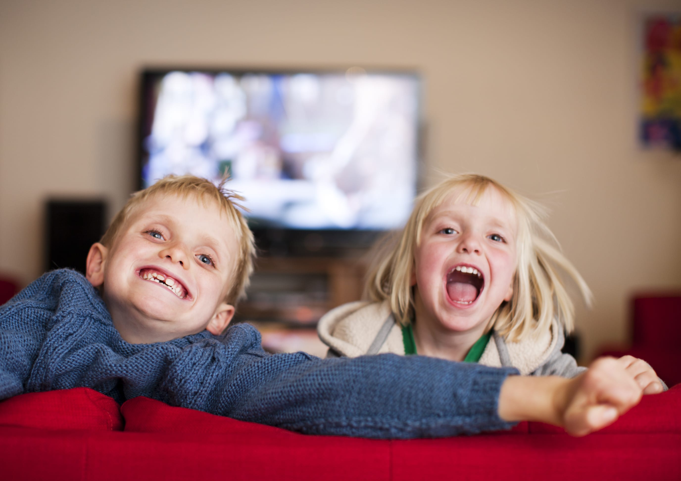 Kids on the couch