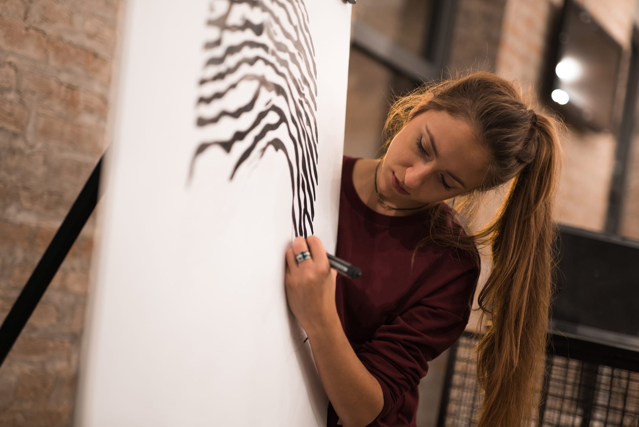 artist drawing