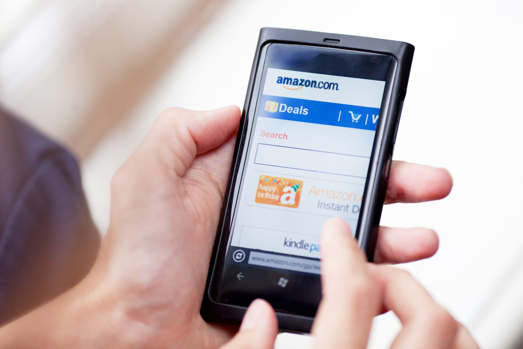 Amazon mobile site