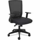 HON Entire Mesh Task Chair - High Back Work Chair with Adjustable Arms, Black (HVL541) for $257