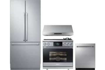 Abt Kitchen Appliance Packages       : Remarkable Deals On Cafe 4 Piece Kitchen Appliances Package With French Door Refrigerator Electric Range Dishwasher And Over The Range Microwave In Matte White Cafrerad / Plus, kitchenaid appliance packages are designed with top quality in mind, so you'll have your new stainless steel appliances for years to come.