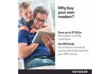 Netgear Cable Modem With Voice Cm500v For Xfinity By Comcast Internet Voice Supports Cable For 75 Na