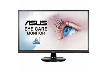 ASUS VA249HE 23.8" Full HD 1080p HDMI VGA Eye Care Monitor with 178° Wide Viewin 
