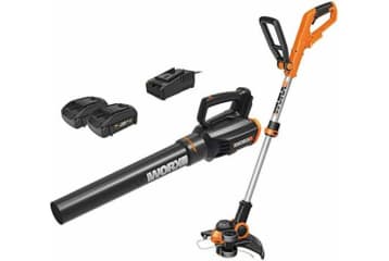 Worx 20V Cordless Trimmer and Blower Kit for $106 - WG929