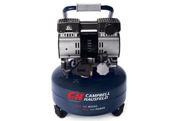 Half the Noise 4X Life Campbell Hausfeld DC060500 Quiet Air Compressor All the Power 6 Gallon Pancake 