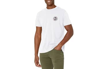 Billabong Men's Classic Short Sleeve Premium Logo Graphic Tee T-Shirt 