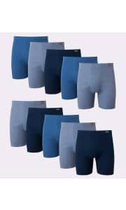 Hanes Men's FreshIQ Boxer Briefs 10-Pack. Coupon code "JULYSAVINGS" cuts it to $14 off list price.