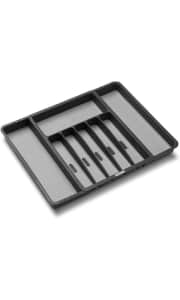 Kitchen Storage at Woot. We are in Monica Geller's happy place, surrounded by kitchen shelves, bins, racks, and organizers. We've pictured the Madesmart Expandable Silverware Tray for $14.99 ($3 less than you'd pay at Amazon).